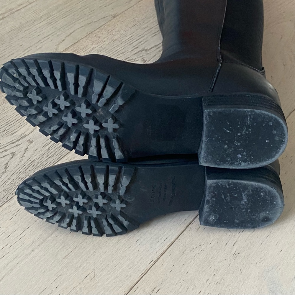 BLONDO Sierra Waterproof Over The Knee Boots Size 7M Black Leather EUC - Picture 8 of 8